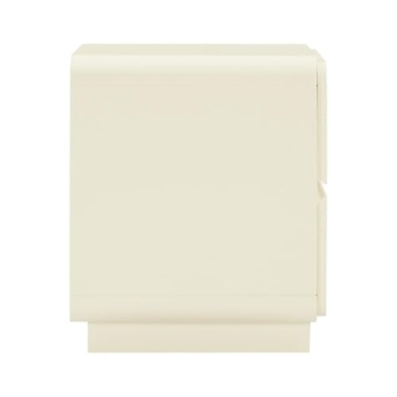 Handmade Sagura Cream Nightstand Soft Close Drawers