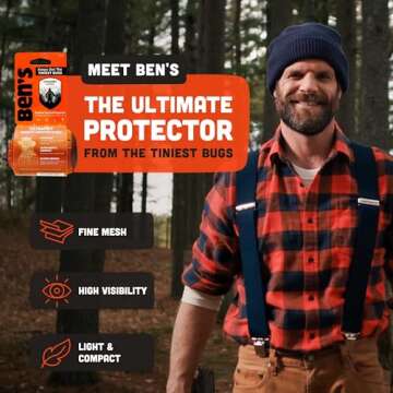 Ben's UltraNet Head Net - Lightweight and Adjustable Bug Protection