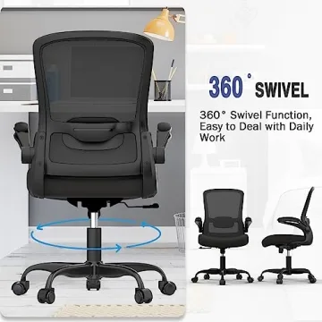 Comfy Ergonomic Office Chair with Adjustable Lumbar Support