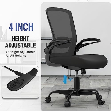 Comfy Ergonomic Office Chair with Adjustable Lumbar Support