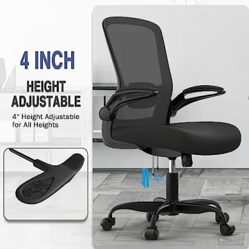 Comfy Ergonomic Office Chair with Adjustable Lumbar Support