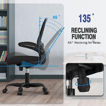Comfy Ergonomic Office Chair with Adjustable Lumbar Support