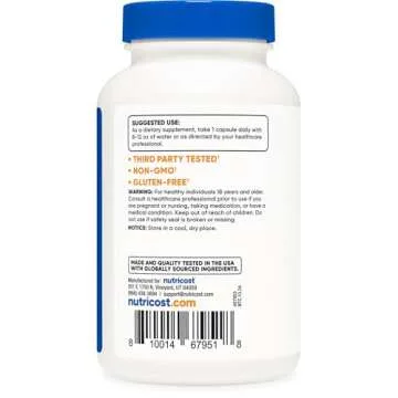 Nutricost TMG 750mg for Enhanced Wellness - 120 Capsules