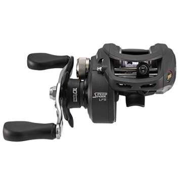 Lews Fishing SS1SHA Speed Spool LFS Baitcasting Reel, 7.5: 1 Gear Ratio, 9Ss+1Rb Bearings, Right Han...