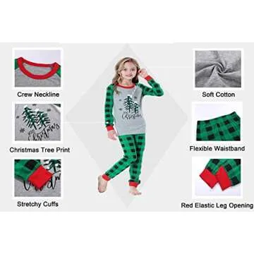 Matching Family Christmas Pajamas Set for All Ages