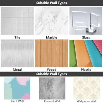 Spiglamm 12 Pack Shower Caddy Adhesive Hooks Replacement, Shower Shelf Adhesive Replacement, Strong Adhesive Shower Hooks for Shower Caddy Shelves Rack Basket Holder, No Drilling