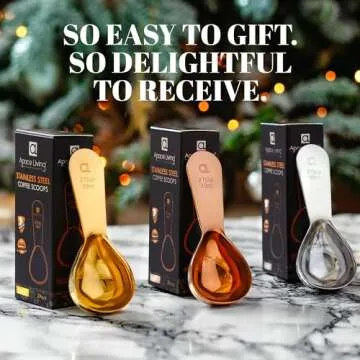 Apace Living Stainless Steel Coffee Scoop Set - 2 Tbsp