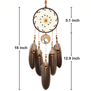 Urdeoms 18" Boho Dream Catcher Tree of Life Design