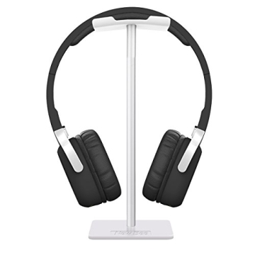 New Bee Headphone Stand - Headset Holder with Aluminum Bar and TPU Rubber Headrest
