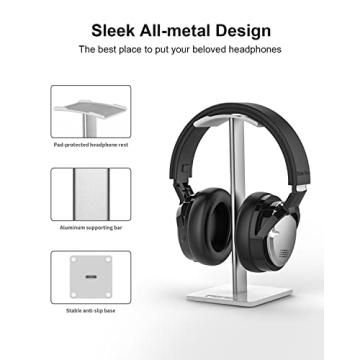 New Bee Headphone Stand: Sleek & Sturdy Holder for Headphones