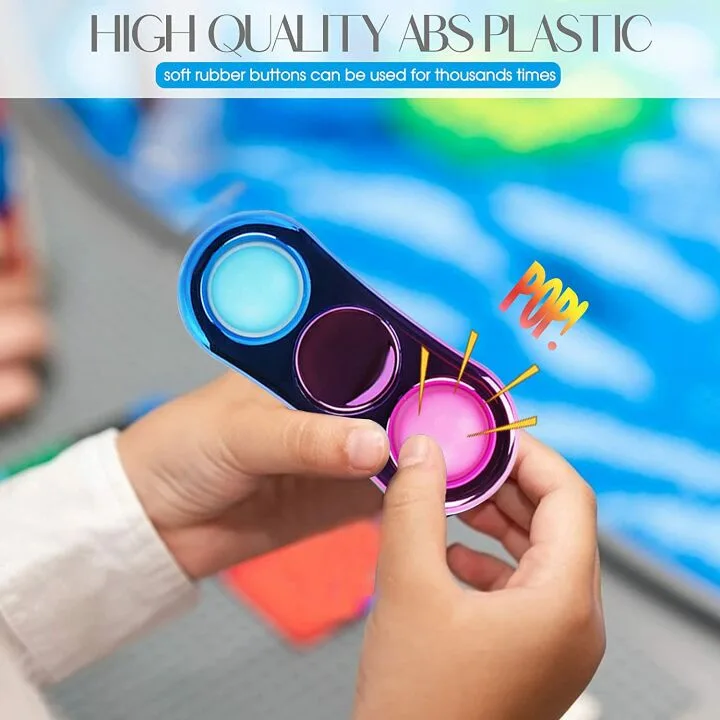 FIGROL Fidget Spinner 3 Pack for Kids - Stress Relief Toys