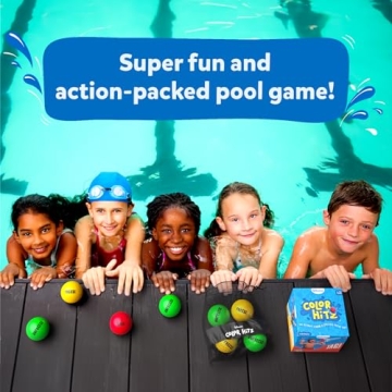 Skillmatics Color Hitz Pool Toys - Swim & Splash Freeze Tag, Perfect for Swimming Pool & Summer Fun for Kids, Gifts for Boys & Girls Ages 6, 7, 8, 9 and Up