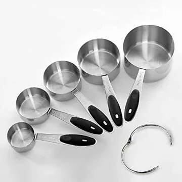 EDELIN Stainless Steel Measuring Cups & Spoons Set 13-Piece