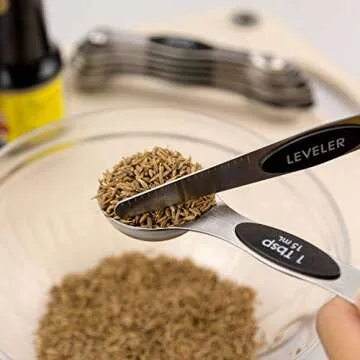 EDELIN Stainless Steel Measuring Cups & Spoons Set 13-Piece