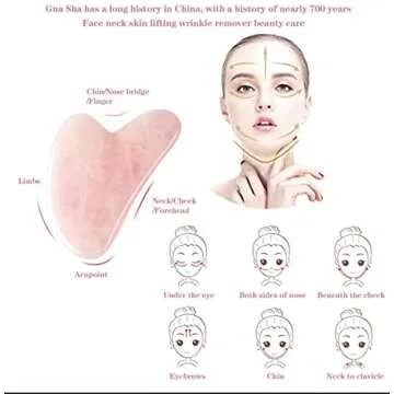 Face Roller Skin Care - Jade Roller Gua Sha Set, Rose Quartz Face Roller | Ultimate Facial Skin Care Products & Beauty Products Tools | Jade Facial Roller for Face and Eye Massager