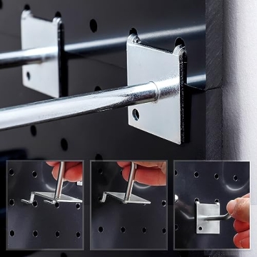 Adjustable Heavy Duty Garage Storage Organizer with Hooks