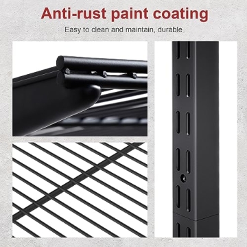 Adjustable Heavy Duty Garage Storage Organizer with Hooks