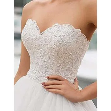 Elegant Babygirls Ball Gown Wedding Dress with Pearls