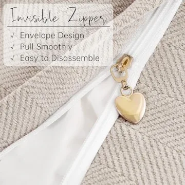 Elegant Chenille Pillow Covers Set of 2 20x20 for Home Decor