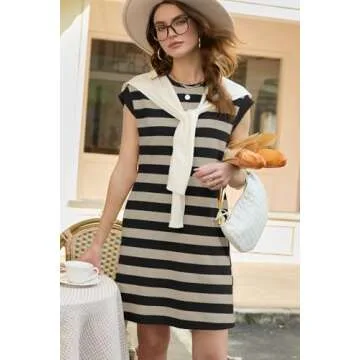 AlvaQ Summer Casual Dresses with Pockets for Women