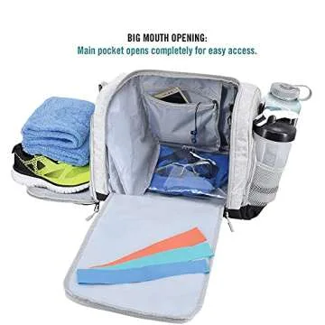Ultimate Gym Bag 2.0 - Durable Duffel with 10 Compartments