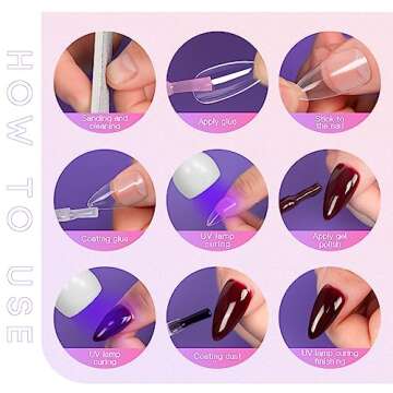 Geisofu UV Nail Lamp: Flexible, Dimmable & Powerful