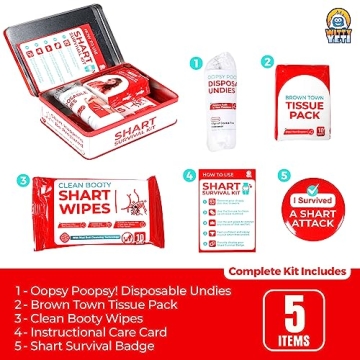 Hilarious Shart Survival Kit - Perfect Gag Gift Set