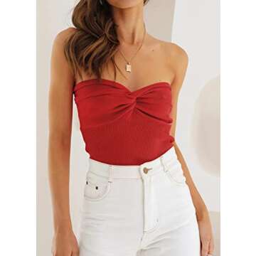 EFAN Summer Tube Top - Stylish Crop Sweater