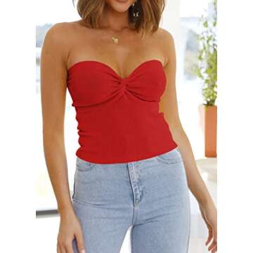 EFAN Summer Tube Top - Stylish Crop Sweater