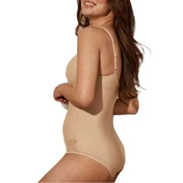 Bali womens Ultra Light Briefer Fajas Df6552 Shapewear Bodysuit, Nude, 40DD US