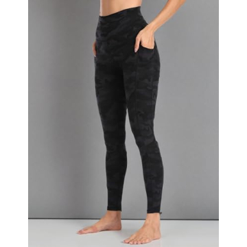 High Waisted Tummy Control Leggings with Pockets