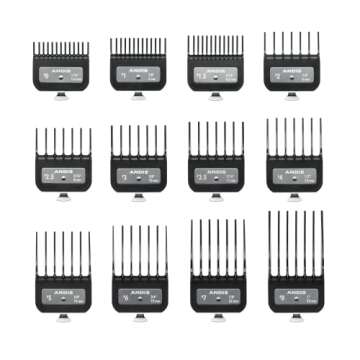 Andis 86000 reVITE Cordless Lithium-Ion Adjustable Fade Hair Cutting Clipper with Stainless Steel Blade - Black