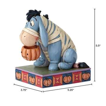 Enesco Disney Traditions by Jim Shore Eeyore Mummy Costume Figurine, 5.5", Multicolor