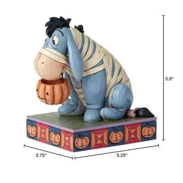 Enesco Disney Traditions by Jim Shore Eeyore Mummy Costume Figurine, 5.5", Multicolor