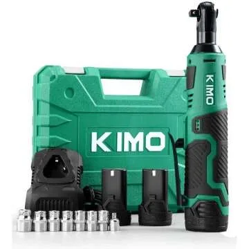 KIMO Cordless Electric Ratchet Wrench Set 12V