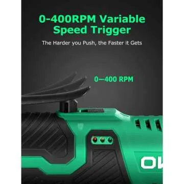 KIMO Cordless Electric Ratchet Wrench Set 12V