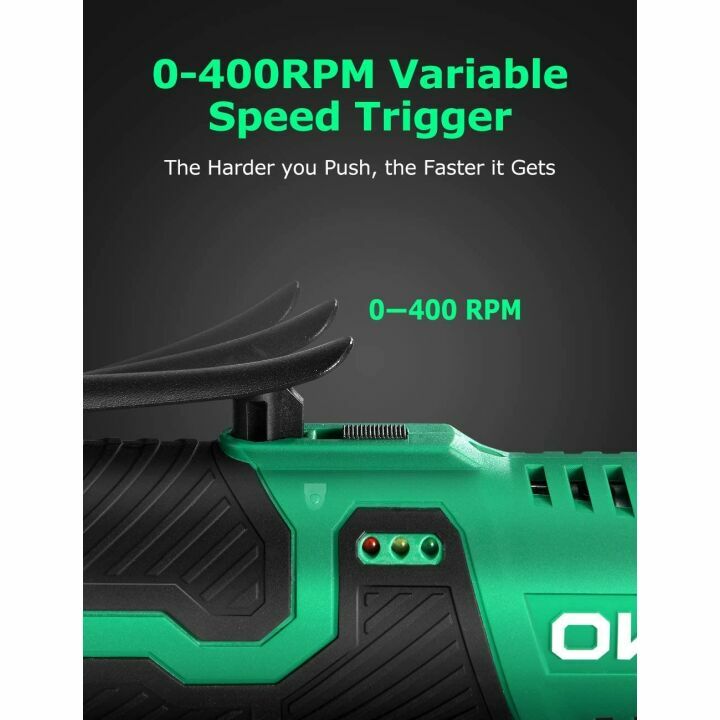 KIMO Cordless Electric Ratchet Wrench Set 12V