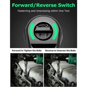 KIMO Cordless Electric Ratchet Wrench Set 12V