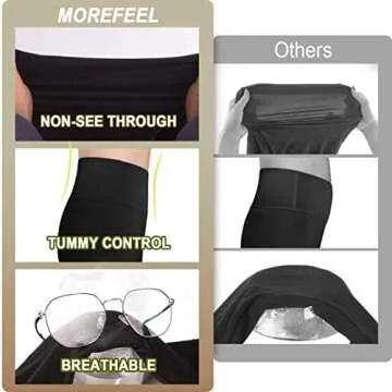MOREFEEL Women Yoga Shorts - Ultra Soft Workout Essentials