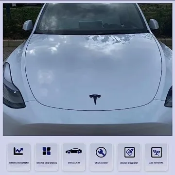 Matte Black Emblem Sticker for Tesla Model 3 Easy Install