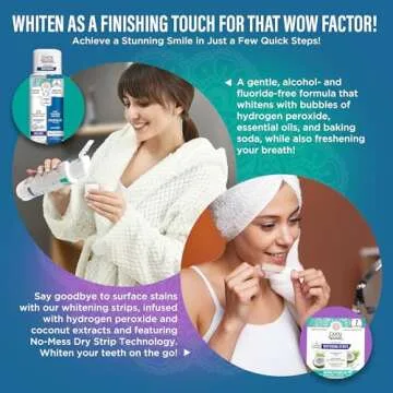 GuruNanda 7-Step Regimen 2.0 for Complete Oral Care Routine–CocoMint Oil Pulling, Dual Barrel Mouthwash, Hydroxyapatite Toothpaste, Whitening Strips, Lion & Lamb 2.0, BOG Toothbrush & Tongue Scrapers