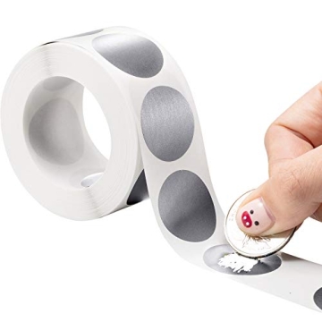 Leinuosen 500 Pcs Scratch Off Stickers for DIY Games