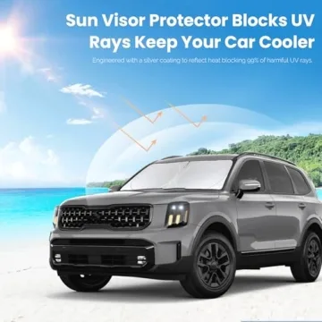 Custom Fit Kia Telluride Windshield Sunshade for 2020-2025