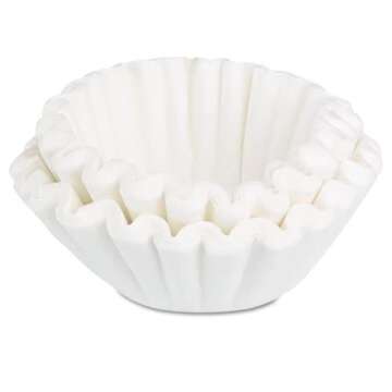 Premium Coffee Filters for 8/12-Cup Brewers, 100/Pack