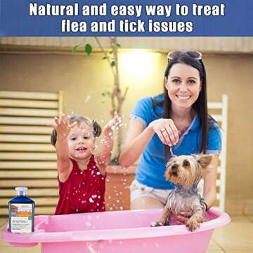 Arava Flea & Tick Dog Shampoo 100% Natural Ingredients, Gently Scented Botanical Dead Sea Formula - 13.5 fl oz (2 Variations),Safe for Babies, Made with Essential Oils