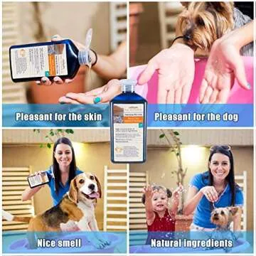 Arava Flea & Tick Dog Shampoo 100% Natural Ingredients, Gently Scented Botanical Dead Sea Formula - 13.5 fl oz (2 Variations),Safe for Babies, Made with Essential Oils