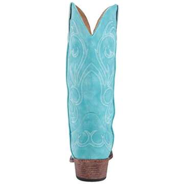 Roper Womens Riley Boot, Blue, 8