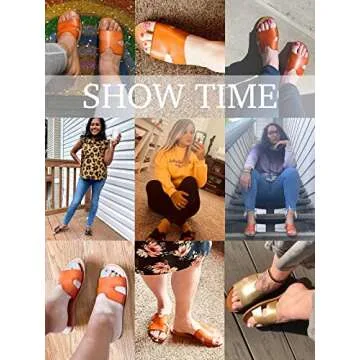 KOLILI Womens Slide Sandals for Summer Comfort