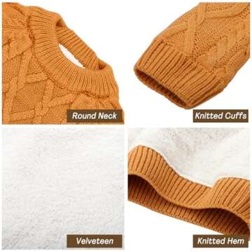 LOSORN ZPY Toddler Baby Boy Girl Cable Knit Pullover Sweater Warm Sweatshirt Brown 120