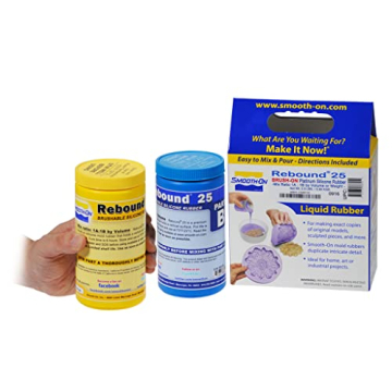 Rebound™ 25 Brushable Platinum Cure Silicone Rubber for Mold Making, Pint Unit